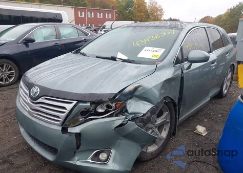 2010 Toyota Venza Base V6 z USA, uszkodzony, nr VIN 4T3BK3BB8AU044666